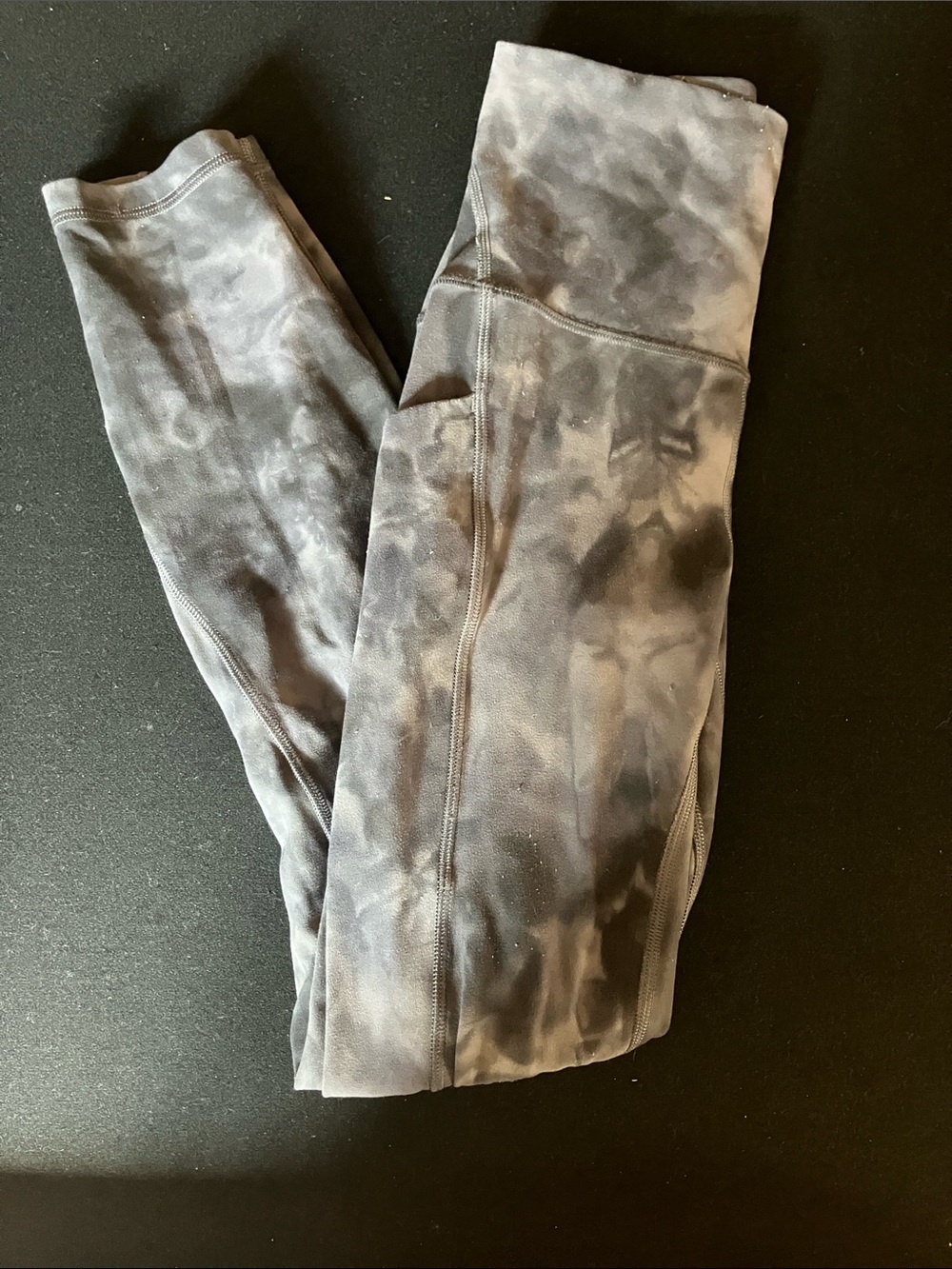 lululemon athletica Gray Tie-Dye Leggings